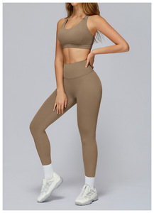 Conjunto Deportivo para Mujer, Chaqueta de <span class=keywords><strong>Yoga</strong></span> de Secado Rápido Personalizada, Leggings Acampanados, <span class=keywords><strong>Ropa</strong></span> <span class=keywords><strong>Deportiva</strong></span> Transpirable para Golf, Tenis, Gimnasio, Estampada - Product Image 3