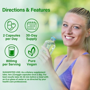 Capsules de feuilles de Moringa en marque privée OEM/ODM, Moringa 60 en poudre, favorise la digestion, énergie plus, complément alimentaire, capsules de Moringa biologiques - Product Image 6