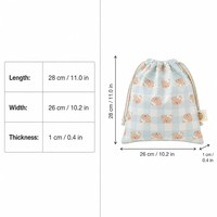 Petite sacoche de rangement pliable de style européen, organiseur de voyage portable, mini pochette compacte, étui pour accessoires de voyage