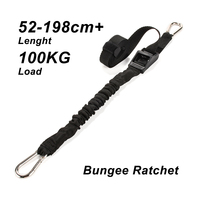 Nouveau design 25mm 100kg de boucle de came de charge dynamique sangle d'arrimage avec crochets de mousqueton