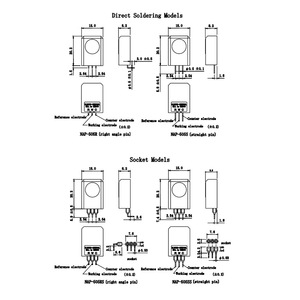 Sensor Electroquímico de CO Nemoto NAP-505S, 0-1000 ppm, Tiempo de Respuesta 30s, Funcionamiento a -20 a 50°C - Product Image 3