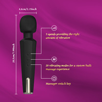 Erwachsenen-Vibrator Sexspielzeug Magnetisches Aufladen AV-Stabvibrator Weibliches Masturbationsspielzeug Klitoris-Stimulator
