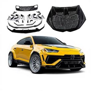 Kit carrosserie en fibre de carbone <span class=keywords><strong>s</strong></span>èche style 1016 pour Lamborghini <span class=keywords><strong>Urus</strong></span> <span class=keywords><strong>S</strong></span> : pare-chocs avant modifié, capot moteur, diffuseur arrière, aileron arrière - Product Image 1