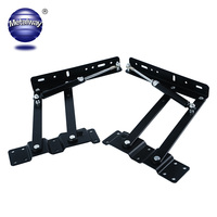Support pliable de meubles à ressort hydraulique, gaz naturel, socle de Table basse de thé étendu, mécanisme de charnières supérieures