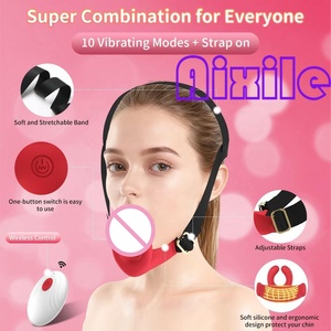 Vibratore per Pene con Fascia Regolabile, Giocattolo Sessuale Orale, Stimolatore Clitorideo e del Capezzolo, Anello Vibrante per Pene, Giocattolo Sessuale per Donne - Product Image 2