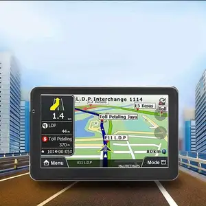 Mais recente 2022 Mapa 7 Polegadas HD Display Caminhão 8GB 256MB GPS Por Satélite Do Carro Navegador GPS Navegação Por Voz Tempo de Vida Livre de Atualização de Mapas