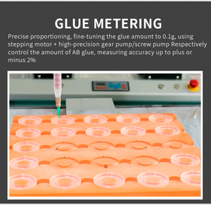 Hai thành phần Dispenser Polyurethane Epoxy AB keo công suất lớn sâu keo điền máy tự động PVC nhãn Máy làm - Product Image 2