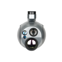 Caméra à nacelle triple capteur EO IR A30TR-50M avec imagerie IA pour inspection, cartographie et levés par drone (OEM/ODM)
