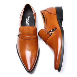 Chaussures en cuir respirantes et antidérapantes imperméables tendance pour hommes 2026, idéales pour les affaires et le quotidien - Product Image 4