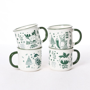 แก้วเซรามิคคริสต์มาส 360 มล. พิมพ์ลายสกรีน ของขวัญวันหยุด แก้วกาแฟ - Product Image 3