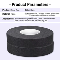 Hochtemperaturbeständiges Acryl-Isolierband Automobil-Kabelbaum PVC-Elektroband Wasseraktiviert
