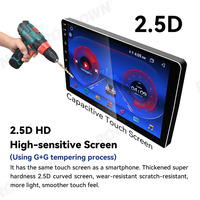 Pemutar Media mobil Android, Multimedia layar sentuh 2 + 32gb Dvd 2din navigasi Gps Radio mobil kepala unit android untuk mobil