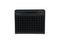 Keyboard POS Berkualitas Tinggi USB KB84N 84-Key Keyboard Kasir yang Dapat Diprogram dengan Pembaca Kartu Magnetik untuk Sistem POS