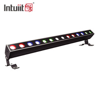 Projecteurs LED RGBW DMX512 IP65 étanches 85W pour façade, éclairage architectural extérieur linéaire en aluminium
