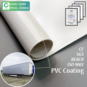 Lona <span class=keywords><strong>de</strong></span> PVC Resistente, Ignífuga e Impermeable, Materiales <span class=keywords><strong>de</strong></span> Lona <span class=keywords><strong>de</strong></span> PVC Enrollable para Cubierta <span class=keywords><strong>de</strong></span> Camiones - Product Image 1