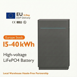 แบตเตอรี่สำรองพลังงานแสงอาทิตย์ 204V 20KWH ปรับแต่งได้ มาตรฐาน IP65 แรงดันสูง สามารถต่อพ่วงกันได้ พร้อมพอร์ตสื่อสาร CAN สำหรับใช้ในบ้าน - Product Image 1