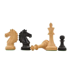 Оптовая продажа, большой турнирный король/певки/Рыцарь/дракон, набор деревянных шахматных изделий с коробкой для хранения