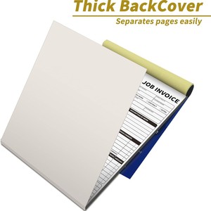 Job Invoice <b>Pad</b> 7.5 X 11 Inches Carbonless Two Part Form For Work Orders And Receipts - Product Image 3