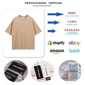 เสื้อยืดคอตตอน 100% น้ำหนัก 275 กรัม สไตล์วินเทจทรงโอเวอร์ไซส์ ไหล่ตก พิมพ์โลโก้ตามสั่ง ขายส่ง - Product Image 5