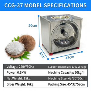 HN QDMECH Máquina Ralladora de <span class=keywords><strong>Coco</strong></span> Fresco Eléctrica de Acero Inoxidable de Grado Alimenticio de Alta Eficiencia - Product Image 5