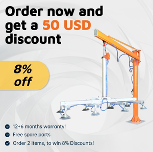 Khí nén hoist chân không cho tấm kim loại thao túng cánh tay robot jibs Granite tấm kim loại chân không cần cẩu nâng lên - Product Image 3