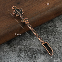 Cuillère-pelle à snuff en métal personnalisée en forme de couronne, aiguille pour flacon, cuillère à pommade, cuillère à poudre médicinale, mini accessoires de cuisine