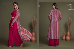 Nouveau Choli de style Koti cousu exclusif avec costume de palazzo pour les femmes en plein air et à la maison au prix de gros - Product Image 2