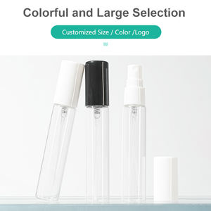 Botella de perfume de vidrio con cuello de tornillo cuadrado redondo de calidad superior 10ML Mini tipo botella de spray de bolsillo de viaje - Product Image 5