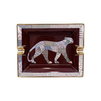 Cendrier à cigares JH en porcelaine fine, léger, élégant, pour les voyages d'affaires