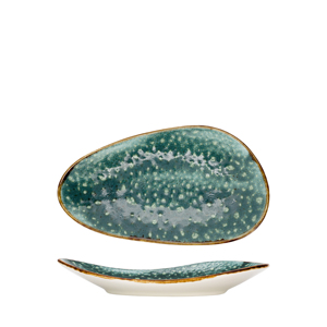 Piatto Piatto Astratto Turchese Luna 21x12cm - Piatti e Stoviglie - Product Image 2