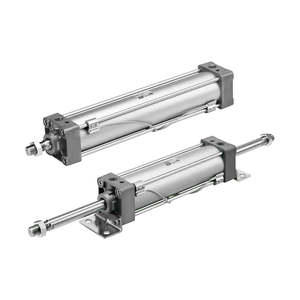 กระบอกลม SMC รุ่นใหม่และของแท้ CA2T50-100Z แบบมาตรฐาน สองทาง แกนเดี่ยว ซีรีส์ CA2 - Product Image 1