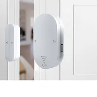 Inalámbrico blanco adhesivo sensor de puerta refrigerador de la ventana de la puerta alarma magnética