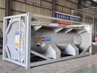 Récipient de réservoir en acier au carbone certifié 20ft DNV/ASME personnalisé pour solution de brome 8,23 m³ récipient sous pression d'azote liquide