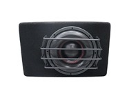 Subwoofer Activo para Auto de 10 Pulgadas con Caja de Madera y Amplificador, 1800W de Potencia Máxima, DC 12V
