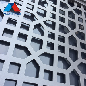 Pannello Decorativo in Alluminio Tagliato al Laser Stile Moderno Alumtimes, Schermo Impermeabile e Ignifugo per Recinzioni Esterne, Centri Commerciali, Ville e Hotel - Product Image 6