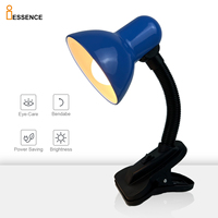 Lámpara De Escritorio con luz LED De fondo para lectura, lámpara De Escritorio De lectura con protección ocular, E27 tischlampe