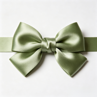 Ruban en satin vert olive minimaliste, nœud personnalisé en gros, boîte cadeau de fête, boîte à bijoux de mariage, décoration d'emballage, OEKO-TEX
