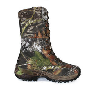 Bottes <span class=keywords><strong>de</strong></span> <span class=keywords><strong>chasse</strong></span> <span class=keywords><strong>de</strong></span> camouflage imperméables bon marché personnalisées OEM ODM pour hommes Bottes d'hiver en caoutchouc naturel EVA PU 100% imperméables - Product Image 3