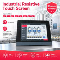Mochuan barato 1024x600 IP65 marco abierto 7 pulgadas Panel Industrial PC pantalla LCD HMI para controlador PLC de automatización