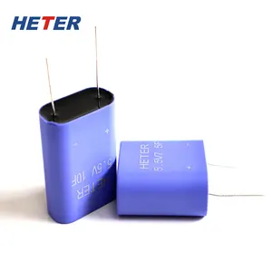 Supercapacitors 5.5V 10F Double Layer Capacitors Of Cylindrical