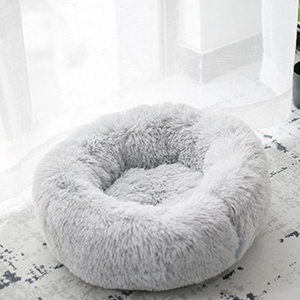 Gran oferta de lujo, camas grandes y esponjosas para perros y gatos, no desmontables, felpa suave, colorido, lavable, piel sintética, patrón sólido, venta al por mayor - Product Image 3