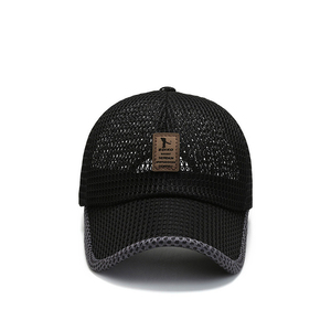 MIO özel Logo kavisli ağız örgü spor beyzbol şapkası moda 6 Panel ağ şoför şapkası erkekler için düz renk ayarlanabilir <span class=keywords><strong>Snapback</strong></span> şapka - Product Image 2