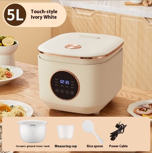 Nồi cơm điện đa năng 5L lớn, kèm cốc đong, vỏ nhựa gia dụng, bảo hành tuyệt vời, có thể mua hàng xuyên biên giới - Product Image 4