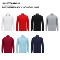 Nouveau Polo Homme Manches Longues Été 2026 Coton 220g ㎡   Vêtements amples personnalisés avec logo en gros