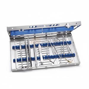 Kit de microchirurgie de base en acier inoxydable, comprenant un porte-aiguilles Castroviejo, des ciseaux chirurgicaux, des éleveurs, des tiges, des ciseaux, des lève-tissus MOL - Product Image 2