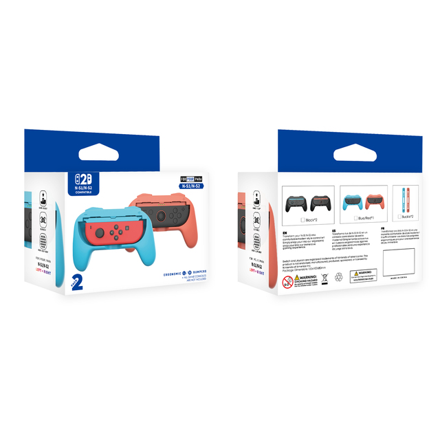Aomiou Universal Joy-con Grips for Switch/OLED/Switch 2 in Stock Hand Grips Controller for Nintendo Switch with Brackets