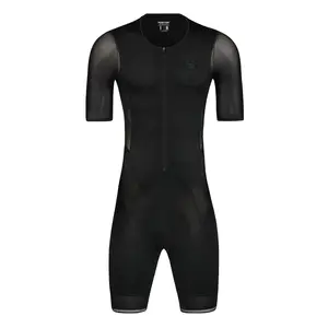 Monton Custom Tri Racing Cycling Swim Run Shorts maniche Triathlon Suit Trisuit