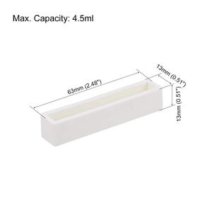 ถ้วยอลูมินาสำหรับใส่ตัวอย่าง 4.5 มล. ขนาด 63x13x13 มม. สำหรับเตาเผา - Product Image 2
