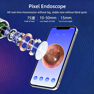 Nettoyeur d'oreilles visuel sans fil HD, endoscope otoscope, caméra pour l'élimination du cérumen, outil pour enfants et adultes, soins quotidiens des oreilles à domicile - Product Image 4