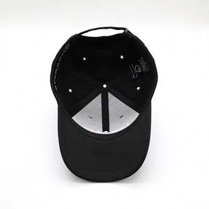 Meidiney BSCI Manufacture Custom 6 Panel <b>Mens</b> Plain <b>Black</b> Embroidery Logo Baseball <b>Caps</b> - Product Image 6